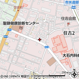 リリィ薬局　浜松住吉店周辺の地図