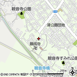 観音寺緑児童遊び場周辺の地図