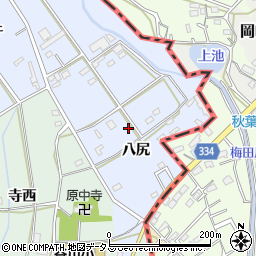 愛知県豊橋市雲谷町八尻190周辺の地図