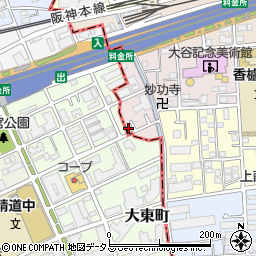 兵庫県西宮市中浜町7-11周辺の地図
