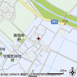 三重県津市小舟25-1周辺の地図