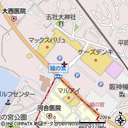 らーめん2国 東加古川店周辺の地図
