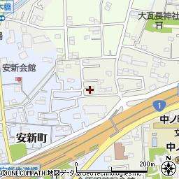 静岡県浜松市中央区中野町10周辺の地図