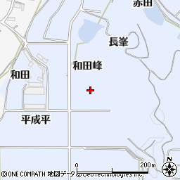 愛知県知多郡南知多町大井和田峰周辺の地図