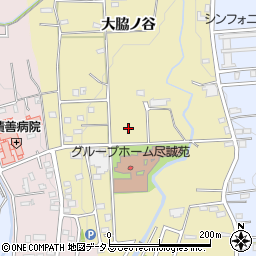 愛知県豊橋市大脇町大脇ノ谷周辺の地図