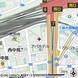 タマホーム株式会社　新大阪支店周辺の地図