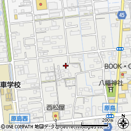 静岡県浜松市中央区原島町208周辺の地図