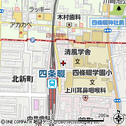 シンバシ薬局　四条畷店周辺の地図