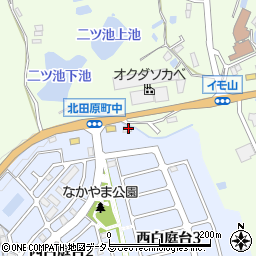かつ満 生駒西白庭台店周辺の地図
