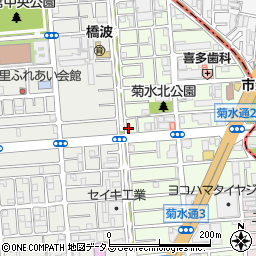 大阪府守口市菊水通2丁目3周辺の地図