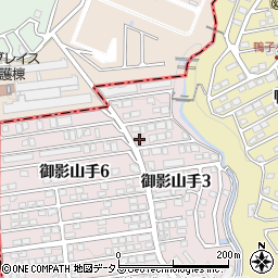 兵庫県神戸市東灘区御影山手3丁目16-12周辺の地図