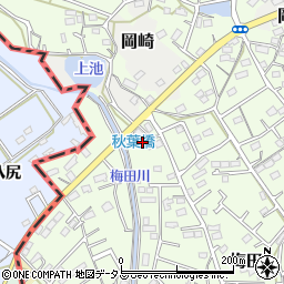 静岡県湖西市梅田616周辺の地図