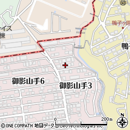 兵庫県神戸市東灘区御影山手3丁目16-8周辺の地図