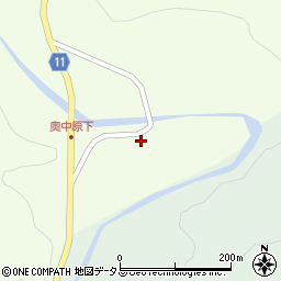広島県山県郡北広島町奥中原57周辺の地図