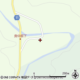 広島県山県郡北広島町奥中原57-1周辺の地図