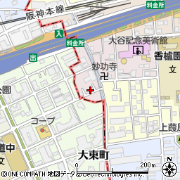 兵庫県西宮市中浜町7-9周辺の地図