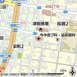 三重県後期高齢者医療　広域連合総務企画課周辺の地図