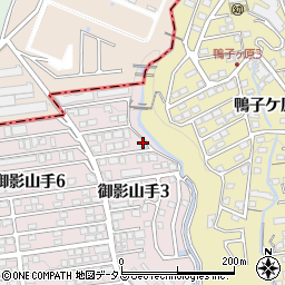 兵庫県神戸市東灘区御影山手3丁目16-28周辺の地図
