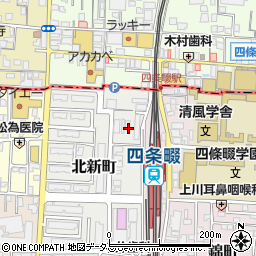 大阪府大東市北新町19周辺の地図