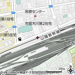 Ｐａｒｋ１ｓｔ．新大阪第２駐車場周辺の地図