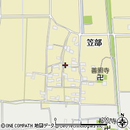 三重県伊賀市笠部493周辺の地図