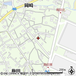 静岡県湖西市梅田401周辺の地図