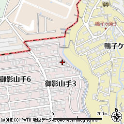 兵庫県神戸市東灘区御影山手3丁目16-3周辺の地図