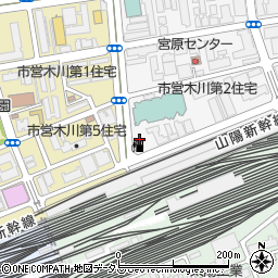 東宝石油株式会社　新大阪ＳＳ周辺の地図
