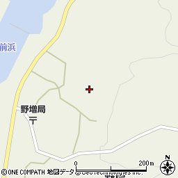 東京都大島町野増ヲクノクボ周辺の地図