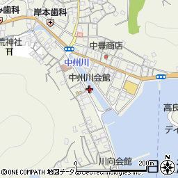 中州川会館周辺の地図
