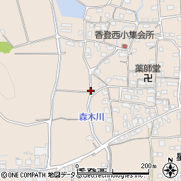 岡山県備前市香登西周辺の地図