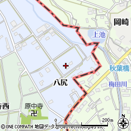 愛知県豊橋市雲谷町八尻173周辺の地図