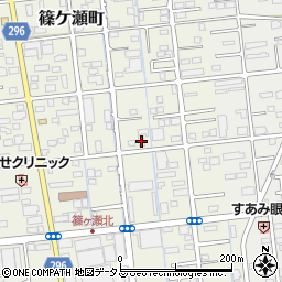 静岡県浜松市中央区篠ケ瀬町463周辺の地図