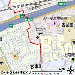 兵庫県西宮市中浜町7-7周辺の地図