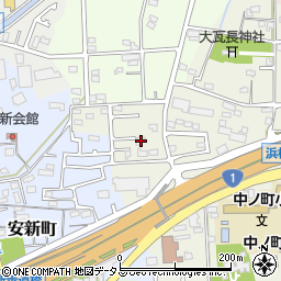 静岡県浜松市中央区中野町18周辺の地図