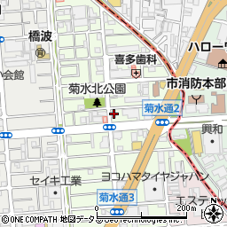 大阪府守口市菊水通2丁目9-1周辺の地図