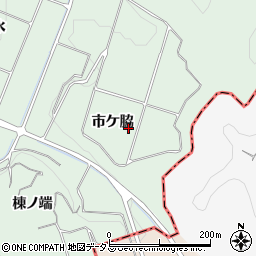 愛知県知多郡美浜町豊丘市ケ脇周辺の地図