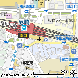 セカンドストリート　ＪＲ尼崎駅店周辺の地図