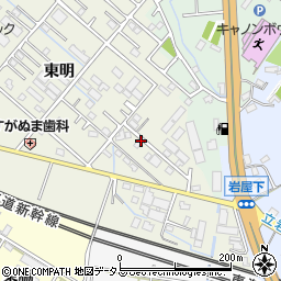 愛知県豊橋市東幸町東明30周辺の地図