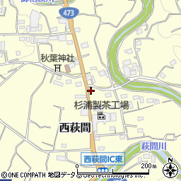 静岡県牧之原市西萩間516-1周辺の地図
