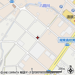 静岡県浜松市中央区雄踏町山崎4365周辺の地図