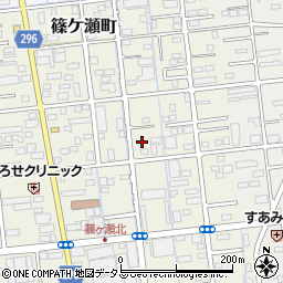 静岡県浜松市中央区篠ケ瀬町461周辺の地図