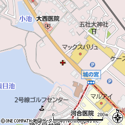 餃子の王将国道加古川店周辺の地図