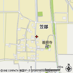 三重県伊賀市笠部439周辺の地図