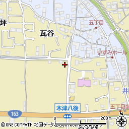 京都府木津川市木津八後1周辺の地図