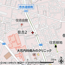 正直屋　浜松店周辺の地図