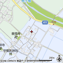 三重県津市小舟19周辺の地図