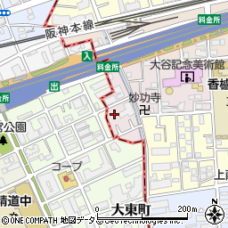 兵庫県西宮市中浜町7-21周辺の地図