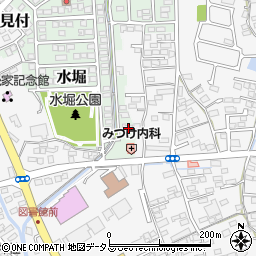 静岡県磐田市水堀393周辺の地図
