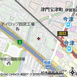 新錦荘周辺の地図